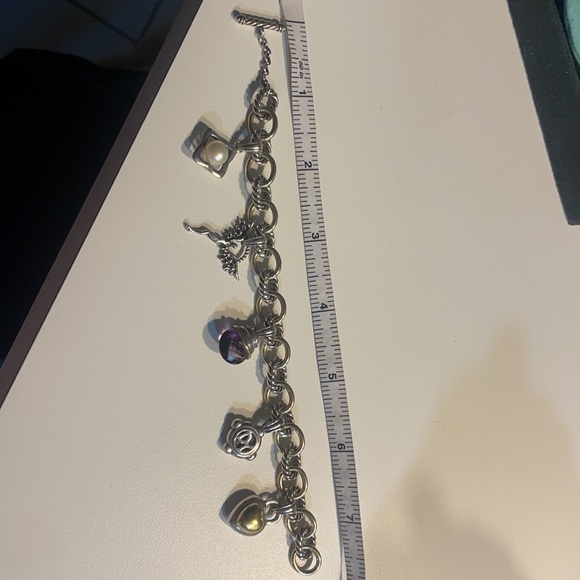 David Yurman Diana/Elton Sterling Silver with 18k yellow gold. - Picture 5 of 6